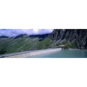 Lake in Front of a Mountain Range, Grande Dixence Dam, Valais Canton 