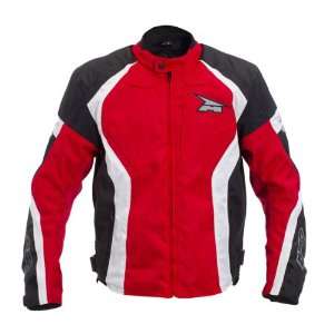  AXO Gridlock Jacket (Red, Small) Automotive