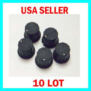 KNOBS FOR  ELECTRONIC EQUIPMENT BLACK 10 EA 220  