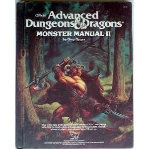   , Monster Manual II (Vol 2) #2016 [Hardcover] Gary Gygax Books