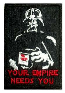 STAR WARS Darth Vader Embroidered Patch Empire Needs U  
