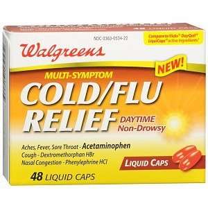   Cold/Flu Daytime Liquid Capsules, 48 ea Health 