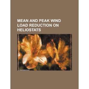  Mean and peak wind load reduction on heliostats 