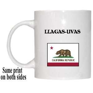  US State Flag   LLAGAS UVAS, California (CA) Mug 