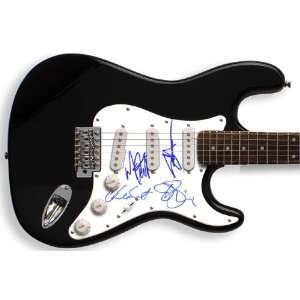   Joe Satriani, Chad Mike & Sammy Hagar Signed Guitar 