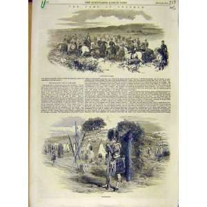 Camp Chobham Military Highlander Rifles Officers 1853 