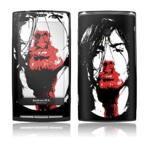   Sony Ericsson Xperia X10  Andrew W.K.  Bloody Nose Skin Electronics