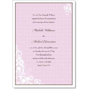  Vintage Pink Wedding Invitations