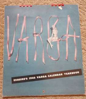 1946 Pin Up Complete Yearbook Calendar Varga  