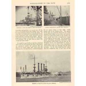 1908 Marksmanship in Navy Weapons Gunnery Military 
