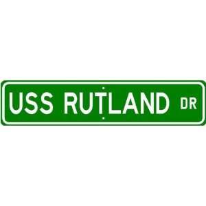  USS RUTLAND LPA 192 Street Sign   Navy