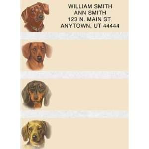 Dachshund Dog Booklet of 150 Address Labels