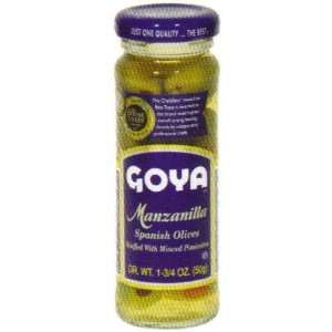 Goya Stuffed Manzanilla Spanish Olives Grocery & Gourmet Food