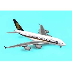    JC Wings Singapore A380 800 Model Airplane 