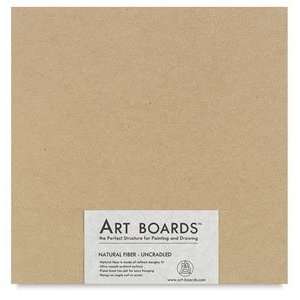  Art Boards Natural Fiber Painting Panels   12 x 12 