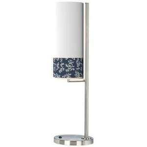  Prussian Coral Banner Giclee Table Lamp