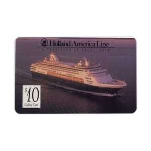   Card $10. Holland America Line (Cruise Ship Photo) 