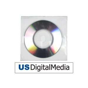  USDM Poly Mini CD/DVD Sleeve Adhesive W/ Flap Electronics