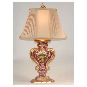  Red and Gold European Styled Table Lamp
