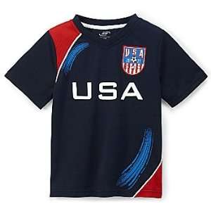 , TODDLERS, BOYS, GIRLS, UNISEX PATRIOTIC 4TH OF JULY BLUE USA Soccer 