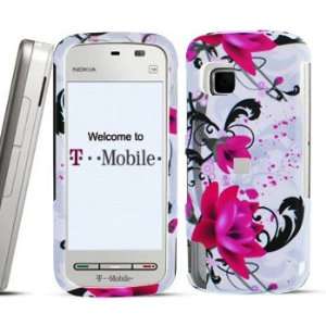  PURPLE ROSE SNAP ON HARD SKIN SHELL PROTECTOR COVER CASE 