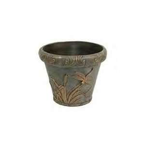    13 Dragonfly Design Tree & Plant Container Bronze