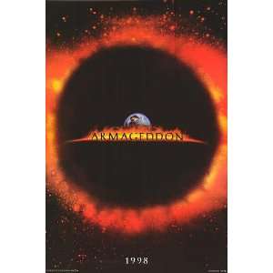  Armageddon Advance Movie Poster Double Sided Original 