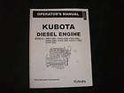 Kubota D905 E V1205 E V1505 E D1005 E Operators manual items in 