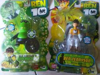 MOC BEN 10 BATTLE 1ST VER BANDAI HEATBLAST GREYMATTER TENNYSON 