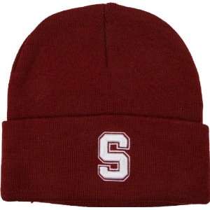  Stanford Cardinal Team Color Simple Cuffed Knit Hat