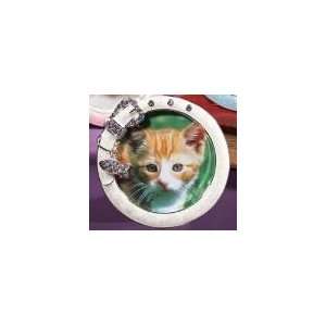  Twos Company Must Love Cats Cream Cat Collar Frame 3x3 