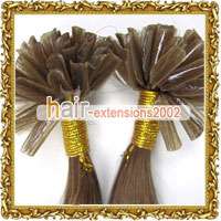 16 U/Nail tipped Straight 100% INDIAN Remy Human Hair Extensions100s 