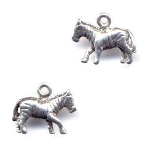  Zebra Charm Sterling Silver Jewelry 