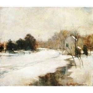   Henry Twachtman   32 x 28 inches   Winter In Cincinnati Home