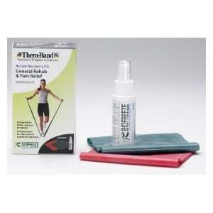THERA BAND ACTIVE RECOVERY KIT   INTERMEDIATE   WITH BIOFREEZE 2OZ 