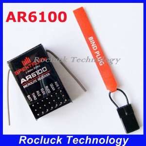  20pcs/lot ar6100 2.4ghz 6 ch rc receiver support dsx7/dsx9 