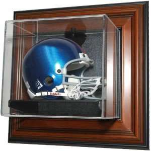  Philadelphia Eagles Mini helmet Case Up Display, Brown 