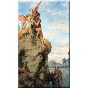  Hesiod and the Muse 18x30 Streched Canvas Art by Moreau 