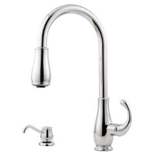 Price Pfister GT529 DCC Treviso 4 Hole Kitchen Pull Down Faucet with 