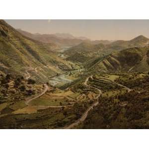  General view, Thal von Rieka, Montenegro 1890s photochrom 