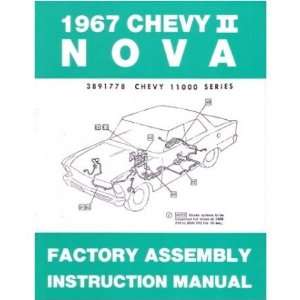    1967 CHEVROLET CHEVY II NOVA Assembly Manual Book 