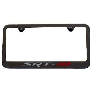  SRT10 SRT 10 License Plate Frame Black Automotive