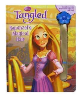    Rapunzels Magical Hair Storybook with Light Up Removable Hair Clip