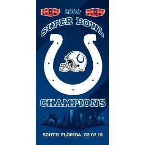 Indianapolis Colts 2009 Super Bowl XLIV Championship Fiber Reactive 