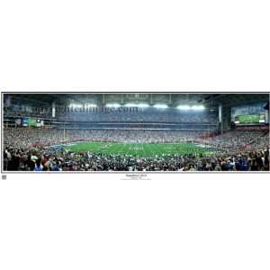  2008 Super Bowl XLII Panoramic Print   Giants vs. Patriots 