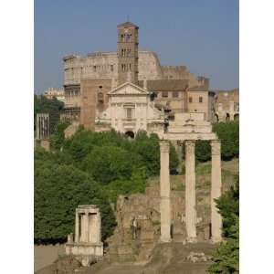 Roman Forum and Colosseum, Rome, Lazio, Italy, Europe Photographic 