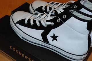 NIB CONVERSE ALL STAR LIMITED POORMAN PRO LEATHER HI WHITE 12  