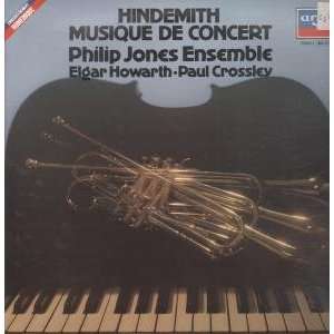  HINDEMITH LP (VINYL) UK ARGO 1981 PHILIP JONES ENSEMBLE 