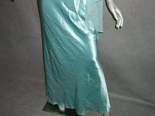ABS COLLECTION Mint Green Silk Evening Dress NEW 6  