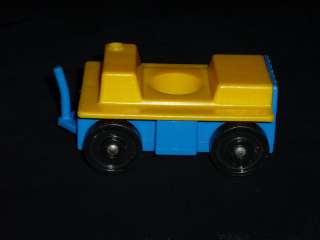   Price Little People Vintage Yellow & Blue Airport Tram Car  